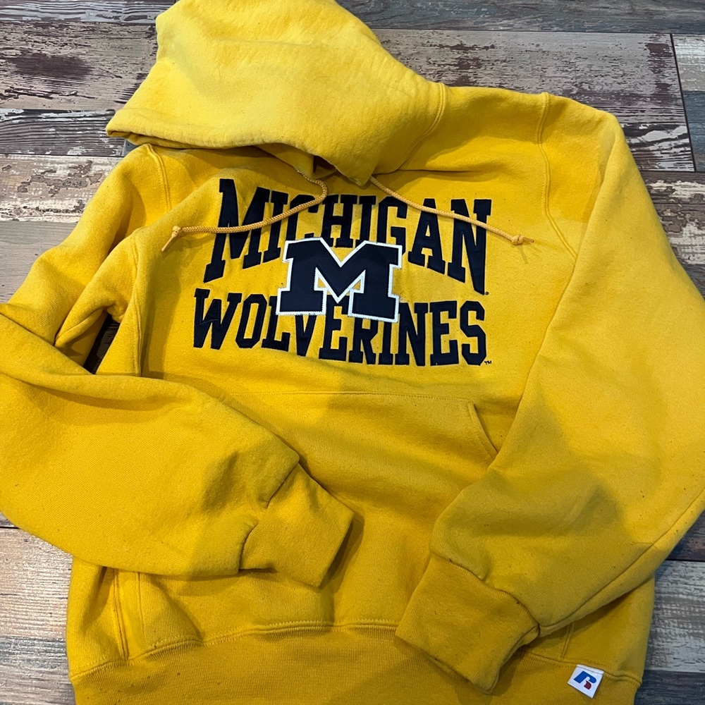 Russell Michigan Wolverines Hoodie